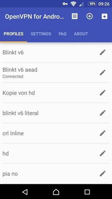 Screenshot 3 von OpenVPN for Android