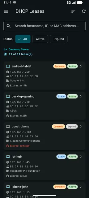 Screenshot 3 of OPNsense Manager