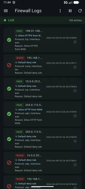 Screenshot 4 of OPNsense Manager