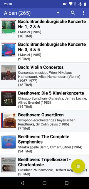 Screenshot 1 of Opus 1 Music Player