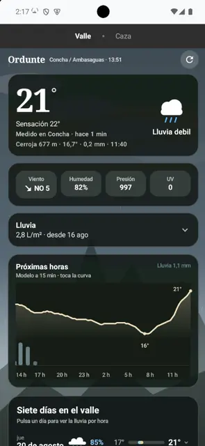Screenshot 1 von Ordunte: Karrantza weather