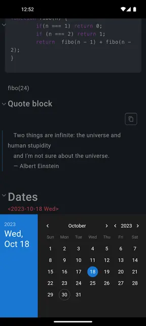 Screenshot 2 of orgnote