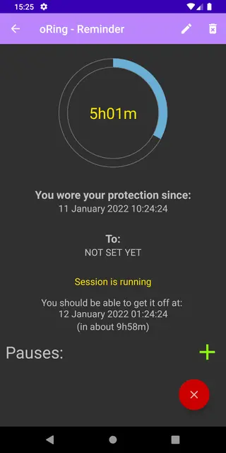 Screenshot 2 von oRing - Reminder