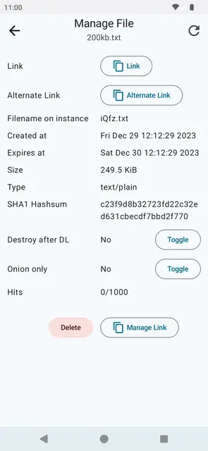 Screenshot 2 von Oshi Uploader