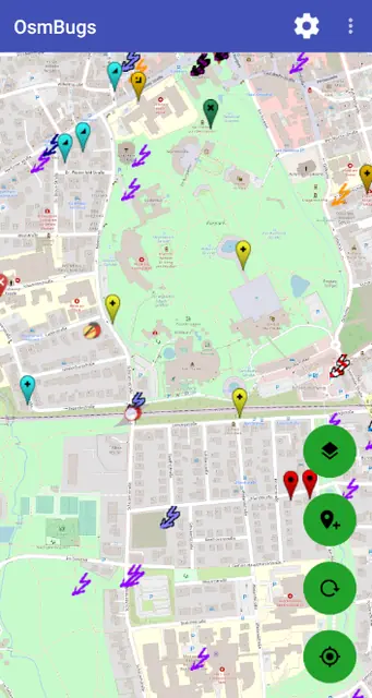 Screenshot 1 of OsmBugs