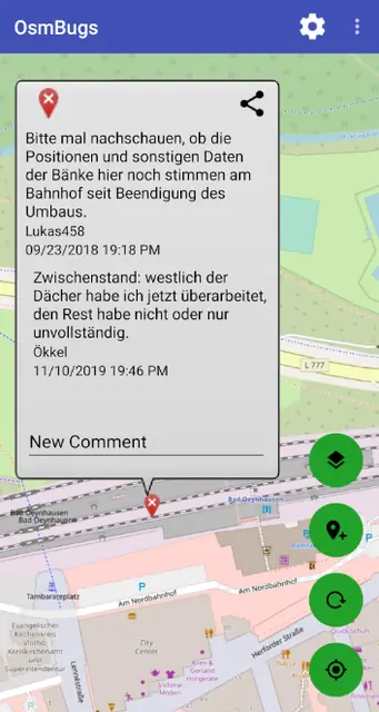 Screenshot 3 of OsmBugs