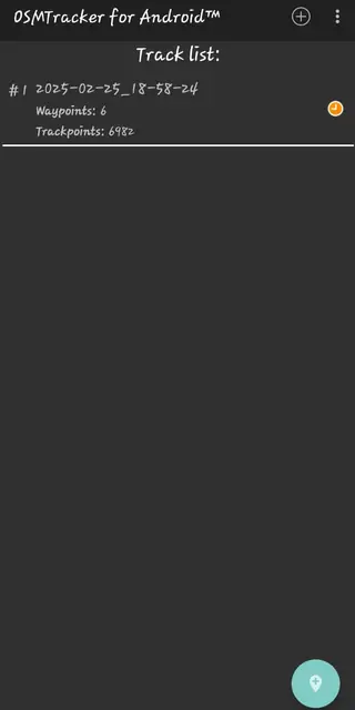 Screenshot 3 von OSMTracker