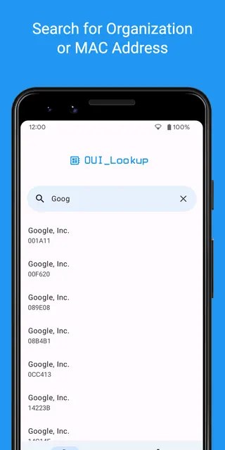 Screenshot 1 von OUI Lookup and Database