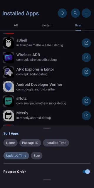 Screenshot 1 of Package Manager