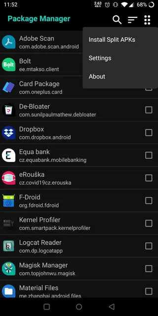 Screenshot 2 of Package Manager