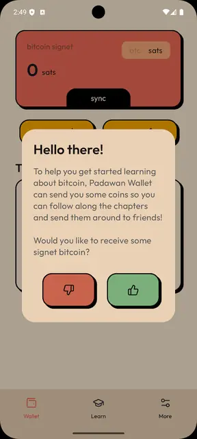 Screenshot 2 von Padawan Wallet