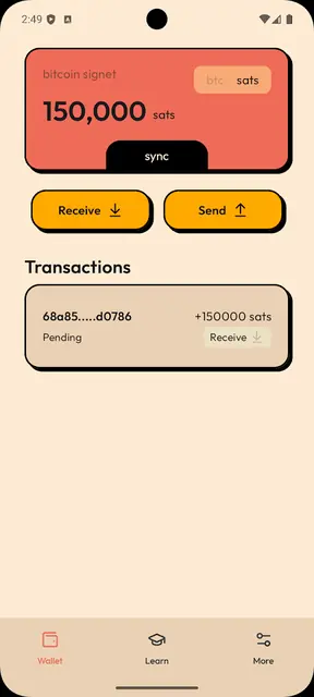 Screenshot 3 von Padawan Wallet