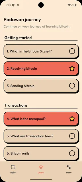 Screenshot 4 von Padawan Wallet