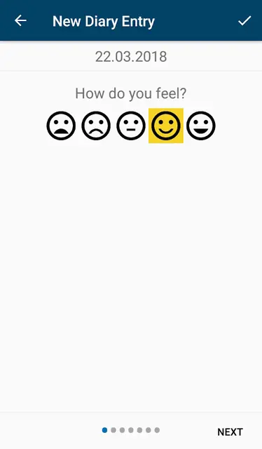 Screenshot 3 of Pain Diary (PFA)