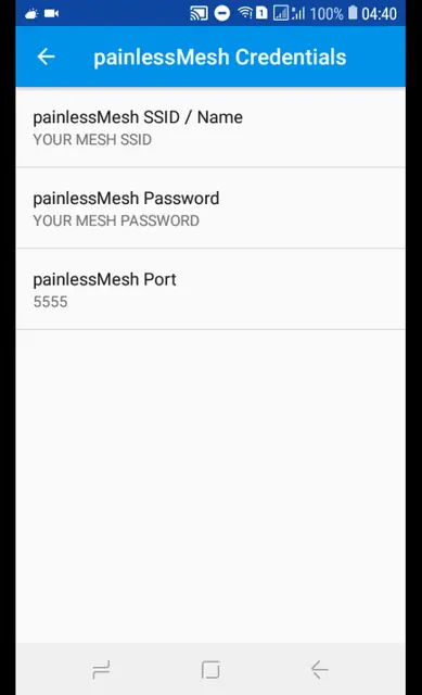 Screenshot 4 of painlessMesh