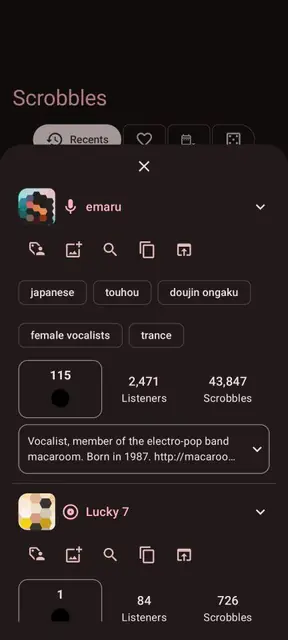 Screenshot 4 von Pano Scrobbler