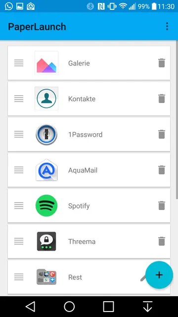Screenshot 3 von PaperLaunch: Side launcher