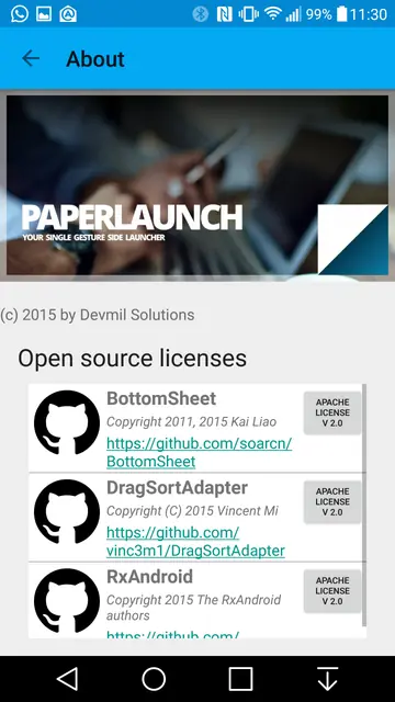 Screenshot 4 von PaperLaunch: Side launcher