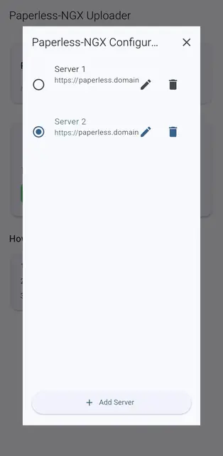 Screenshot 2 of Paperless NGX Uploader