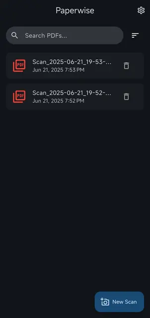 Screenshot 1 von PaperWise