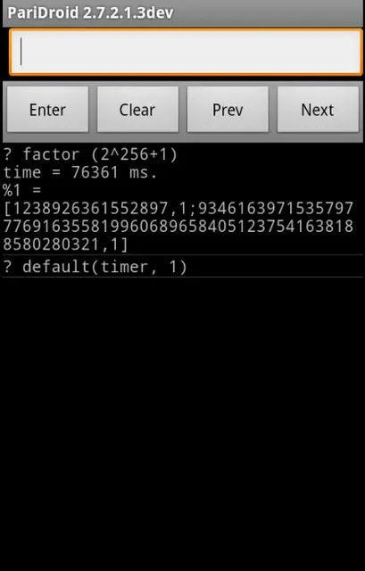 Screenshot 1 of PariDroid