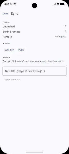 Screenshot 2 of PassPony: Git Password Manager