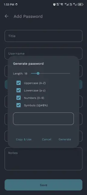 Screenshot 4 of PassVault