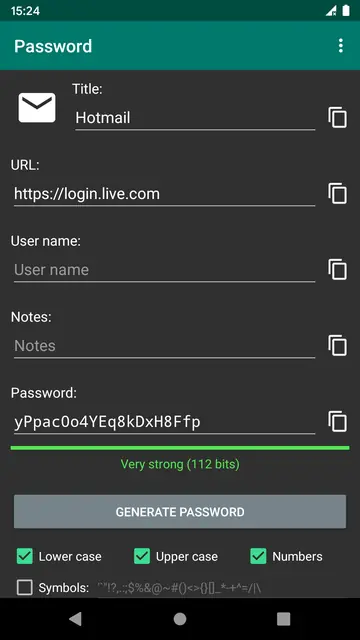 Screenshot 3 of Password Master