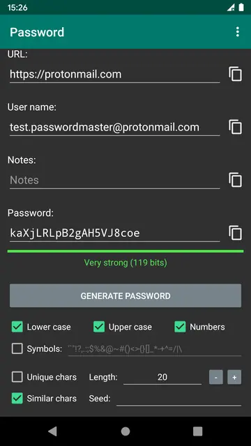 Screenshot 4 of Password Master