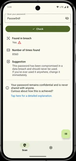 Screenshot 1 of Password Monitor