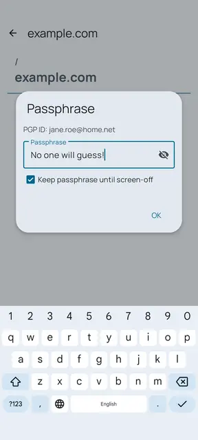 Screenshot 3 von Password Store