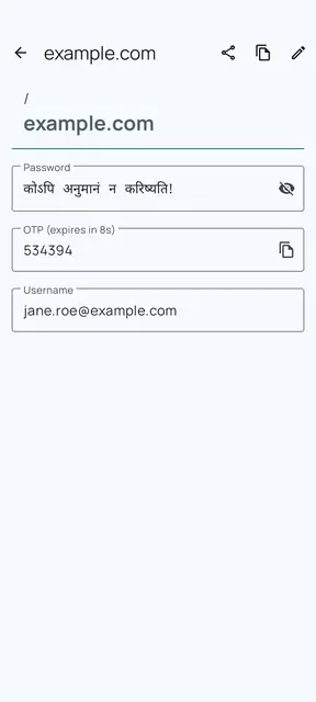 Screenshot 4 von Password Store
