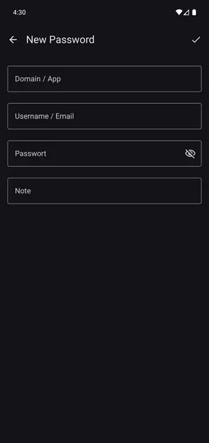 Screenshot 3 of Passwords