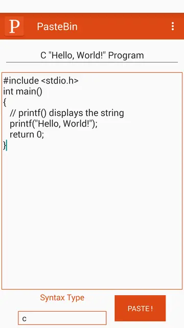 Screenshot 2 von PasteBin
