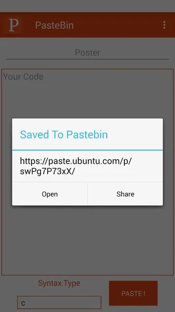 Screenshot 3 von PasteBin