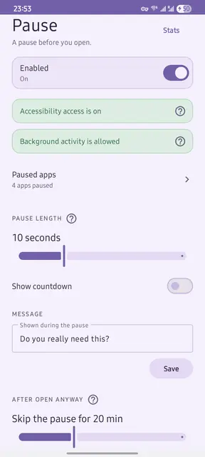 Screenshot 2 of Pause