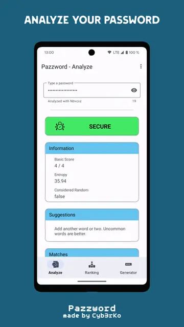 Screenshot 1 of Pazzword