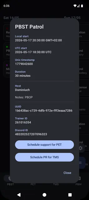 Screenshot 3 of PB Schedule Viewer