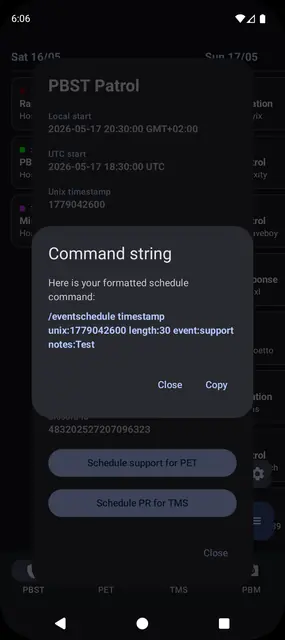 Screenshot 4 of PB Schedule Viewer