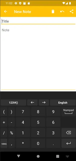Screenshot 2 of PC Numpad for AnySoftKeyboard