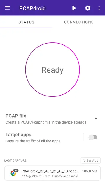 Screenshot 2 von PCAPdroid