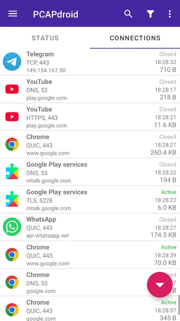 Screenshot 4 von PCAPdroid