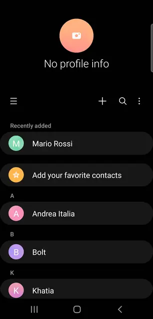 Screenshot 4 of pcontacts