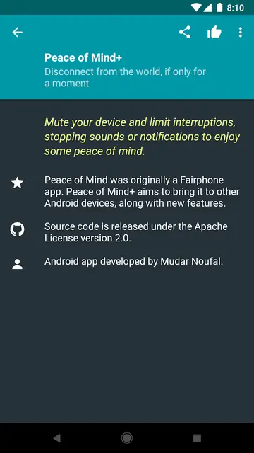 Screenshot 4 of Peace of Mind+