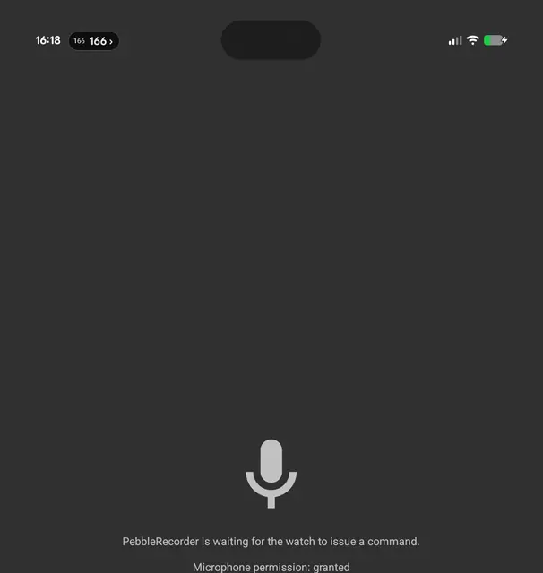 Screenshot 1 von PebbleRecorder