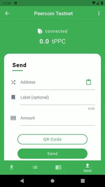 Screenshot 3 von Peercoin Wallet