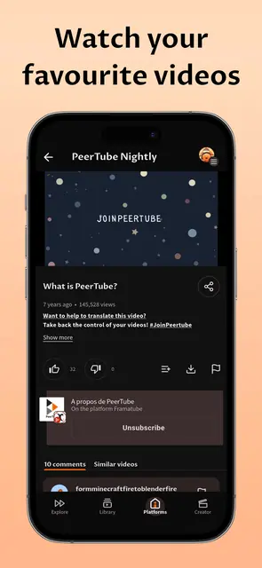 Screenshot 3 of PeerTube
