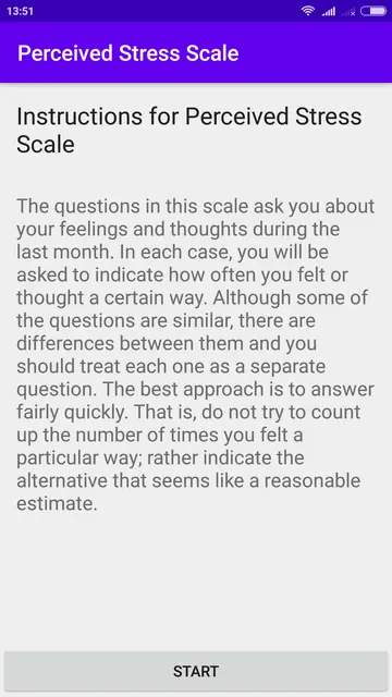 Screenshot 1 von Perceived Stress Scale