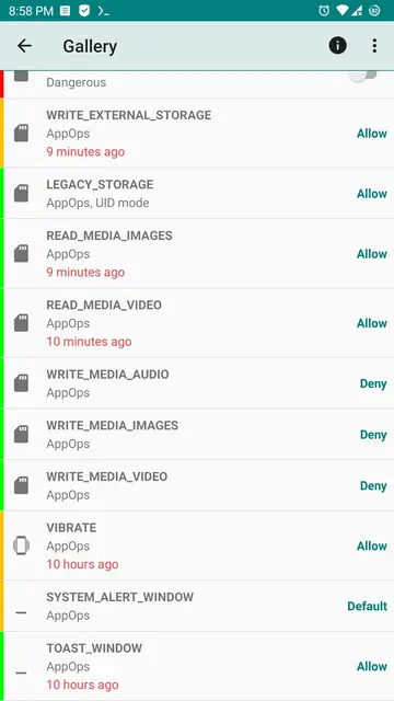 Screenshot 3 of Permission Manager X