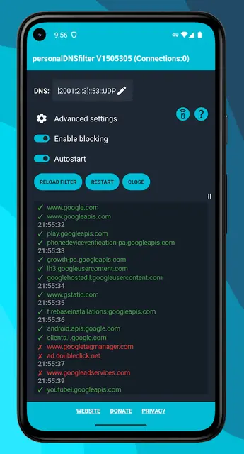 Screenshot 2 of personalDNSfilter